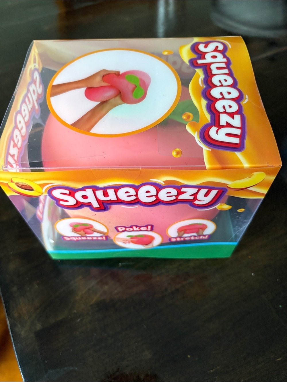 Squeezy Pink Stress Ball Toy